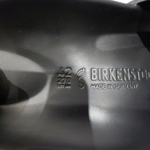 UNISEX BIRKENSTOCK BARBADOS ESSENTIALS EVA SLIDE SANDALS - MENS: 9 WOMENS:11 - BLACK (ITEM: 1015398) image 4