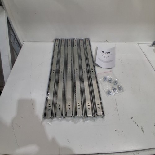 12PC VEVOR HEAVY DUTY EXTENSION DRAWER SLIDES - 16" - 32" - SILVER (MODEL: 4605S2) image 2