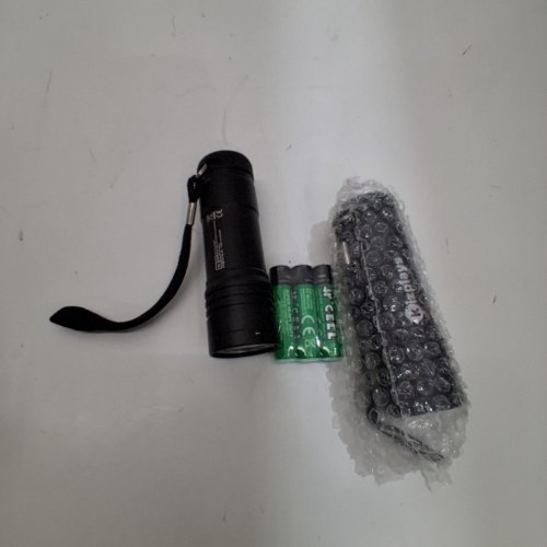 2PK KIZPLAYS MINI UV FLASHLIGHTS - BLACK image 3