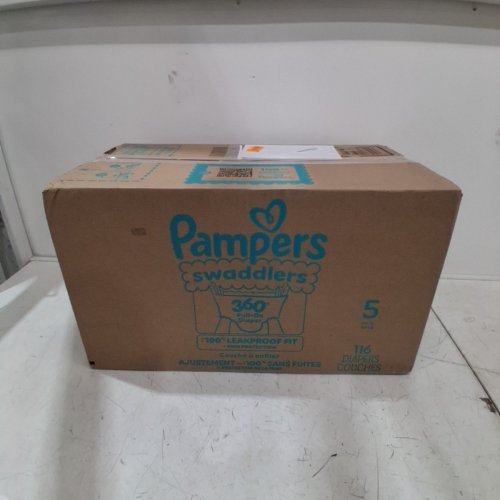 116PK PAMPERS SWADDLERS 360 PULL ON DIAPERS - SIZE 5 image 4