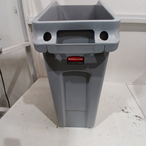 RUBBERMAID COMMERCIAL PRODUCTS UNDERCOUNTER WASTE CONTAINER - 13 GAL - GRAY - (MODEL: 2026695) image 3
