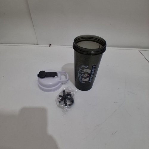 POPEYE'S SUPPLEMENTS SHAKER BOTTLE - 32 OZ - GREY/WHITE image 2
