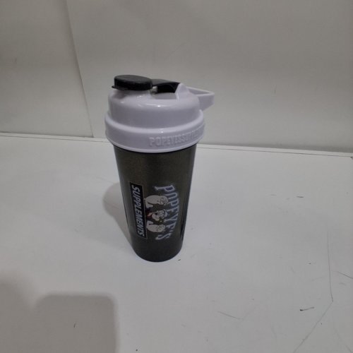 POPEYE'S SUPPLEMENTS SHAKER BOTTLE - 32 OZ - GREY/WHITE image 3