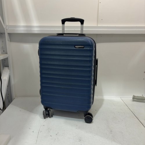 AMAZONBASICS HARDSIDE CARRY ON SPINNER TRAVEL LUGGAGE SUITCASE - 21" - NAVY BLUE image 3