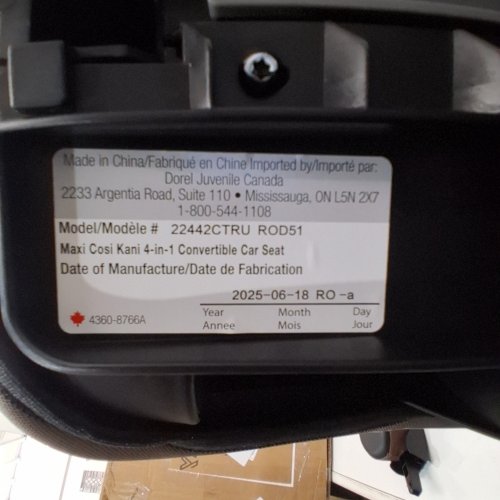 MAXI-COSI KANI 4-IN-1 CONVERTIBLE CAR SEAT WITH ADJUSTABLE HEADREST AND WASHABLE DESIGNER FABRIC - TRUFFLE (MODEL: 22442CTRU) image 2