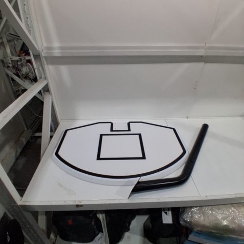 PORTABLE POOLSIDE BASKETBALL HOOP WITH ADJUSTABLE HOOP WITH 36" BACKBOARD - 3.1FT-4.7FT - (MODEL:CD-B002D) image 2