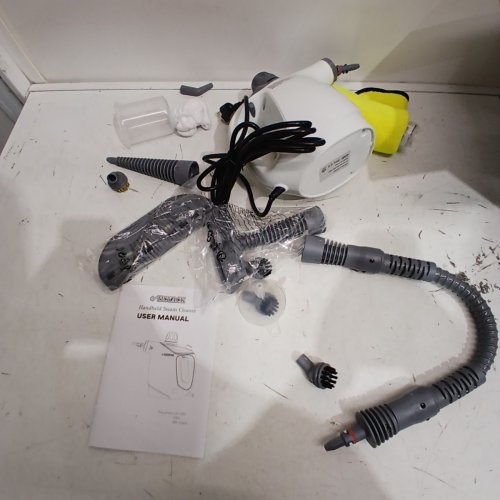 TICYACK HANDHELD STEAM CLEANER WITH ACCESSORIES & SAFETY LOCK - WHITE (MODEL: EM-316) image 3