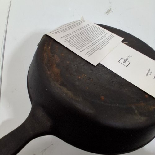 MAINSTAYS PRE-SEASONED CAST IRON SKILLET - 10.5" - BLACK (ITEM: C0052-A04) image 4