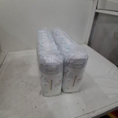 88PK PAMPERS SWADDLERS DISPOSABLE BABY DIAPERS - SIZE 7 - WHITE image 2