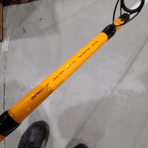 BPS KING KAT ROD AND REEL SPINNING COMBO - 8FT/4.1:1 GEAR RATIO/MEDIUM HEAVY - WHITE/BLACK (MODEL: CBK870MHS-2) image 2