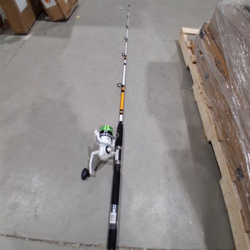 BPS KING KAT ROD AND REEL SPINNING COMBO - 8FT/4.1:1 GEAR RATIO/MEDIUM HEAVY - WHITE/BLACK (MODEL: CBK870MHS-2) image 4