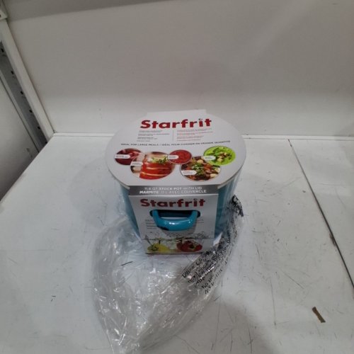 STARFRIT STOCK POT WITH LID - 11.6 QT - BLUE image 3