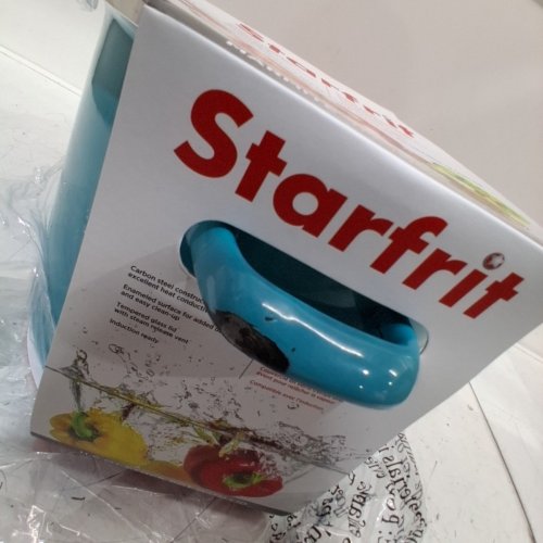 STARFRIT STOCK POT WITH LID - 11.6 QT - BLUE image 4
