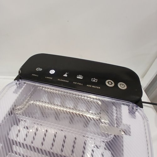 EUHOMY SELF-CLEANING BULLET COUNTERTOP PORTABLE ICE MAKER WITH ICE SCOOP - MAKES 27LB PER DAY - BLACK (MODEL: IM021-BBL-CAEH) image 2