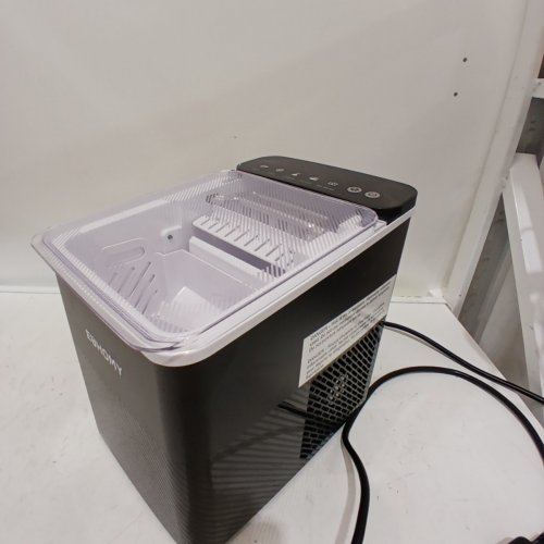EUHOMY SELF-CLEANING BULLET COUNTERTOP PORTABLE ICE MAKER WITH ICE SCOOP - MAKES 27LB PER DAY - BLACK (MODEL: IM021-BBL-CAEH) image 3