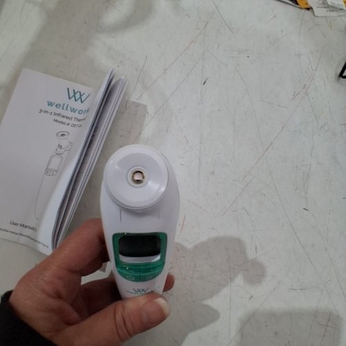 WELLWORKS INFRARED 3-IN-1 THERMOMETER - WHITE / GREEN (MODEL: DET-215) image 4