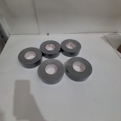 5PK TUCK INDUSTRIAL GRADE DUCT TAPE - 2" X 55M/ROLL - GREY image 2