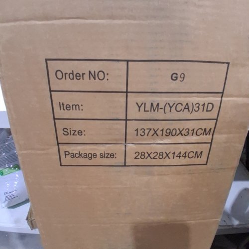 FULL MEDIUM HYBRID BED-IN-A-BOX MATTRESS - 12" - FULL - GREY (MODEL: YLM-(YCA)31D) image 2