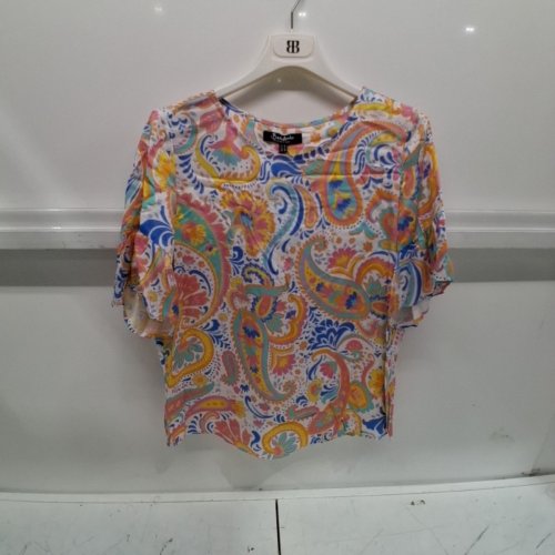 WOMEN'S BARILOCHE PRINT PULL-OVER SHIRT - SMALL / MEDIUM - 38 - MULTICOLOURED (STYLE: BELLO) image 2