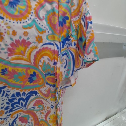 WOMEN'S BARILOCHE PRINT PULL-OVER SHIRT - SMALL / MEDIUM - 38 - MULTICOLOURED (STYLE: BELLO) image 3