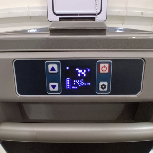 EUHOMY 12V PORTABLE COOLER/FREEZER FOR CAMPING OR HOME WITH APP CONTROL - 59QT -4F~68F - BLACK & GREY (MODEL: CF-55) image 3