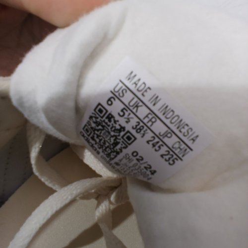 WOMEN'S ADIDAS GAZELLE BOLD SNEAKERS - 6 - BEIGE/ LIGHT BLUE image 5