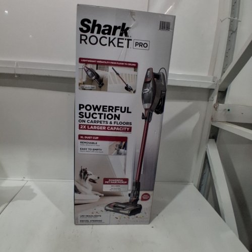 SHARK HV370C ROCKET PRO CORDED STICK VACUUM REMOVABLE HAND VACUUM ADVANCED SWIVEL STEERING - COMET RED (MODEL: HV370C) image 6