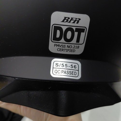 BFR FULL FACE MODULAR FLIP UP MOTORCYCLE HELMET - SMALL - MATTE BLACK (ITEM: 160) image 6