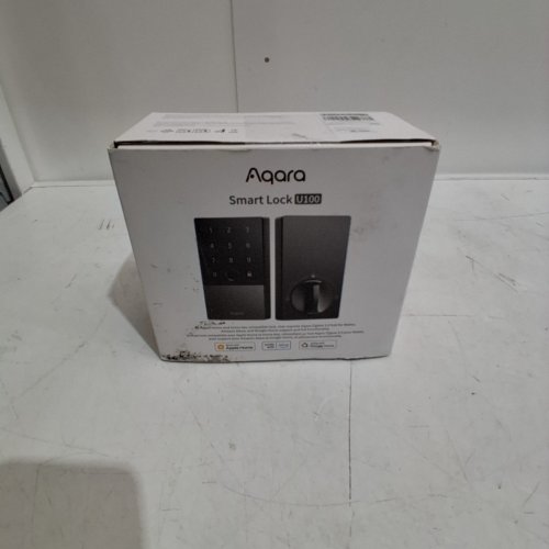 AQARA SMART LOCK DEADBOLT U100 - KEYLESS WITH FINGERPRINT, APPLE HOME COMPATIBILITY, AND TOUCHSCREEN KEYPAD - IP65 WATERPROOF - SHADOW GREY (MODEL: SDL-D01) image 4