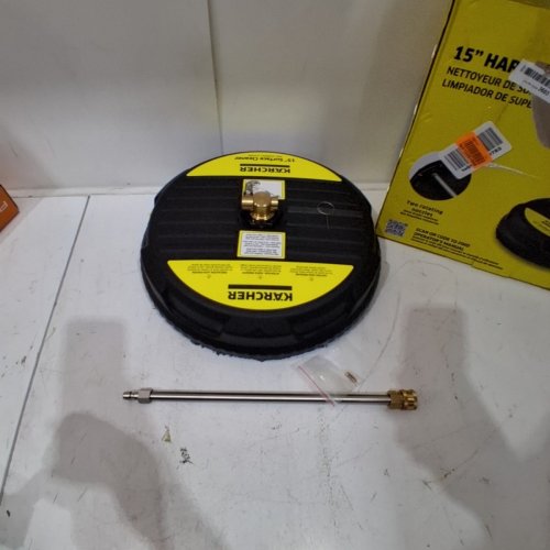 KARCHER HARD SURFACE CLEANER - FOR PRESSURE WASHERS UP TO 2000PSI - 15" - YELLOW/BLACK image 2