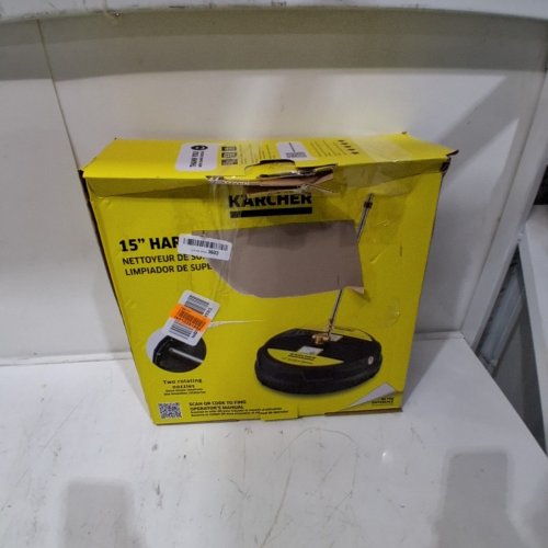 KARCHER HARD SURFACE CLEANER - FOR PRESSURE WASHERS UP TO 2000PSI - 15" - YELLOW/BLACK image 4