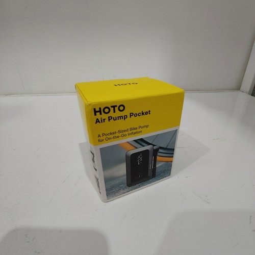 HOTO POCKET SIZED ELECTRIC BICYCLE TIRE AIR PIMP - 150PSI - BLACK/GREY image 2