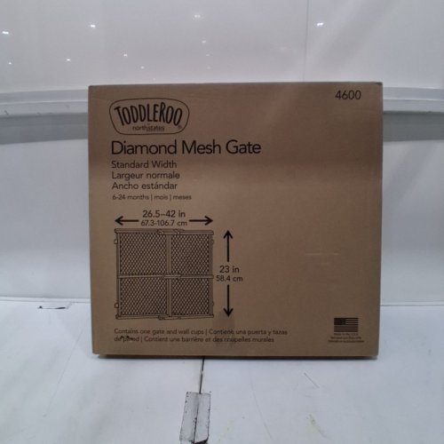 TODDLEROO NORTH STATES DIAMOND MESH GATE - 23" X 26.5"-42" (MODEL: 4600) image 4