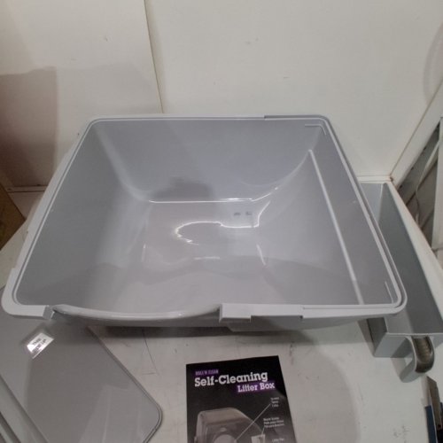 OMEGA PAW SELF-CLEANING LITTER BOX - GREY image 3