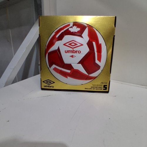 UMBRO CANADA NATIONAL TEAM LOGO SOCCER BALL - SIZE 5 - RED/WHITE (MODEL: 1985168) image 2