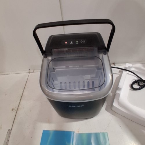 EUHOMY COUNTERTOP ICE MAKER - MAKES 26LBS/DAY - BLACK (MODEL: IM-06D) image 3