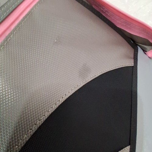 VIVIN ZIPPER BINDER - 2 INCH O-RING, 450 SHEET CAPACITY, 5-TAB EXPANDING POCKETS AND MULTIPLE ZIP POCKETS - PINK AND GREY (MODEL: M-WA-A5130PK) image 3