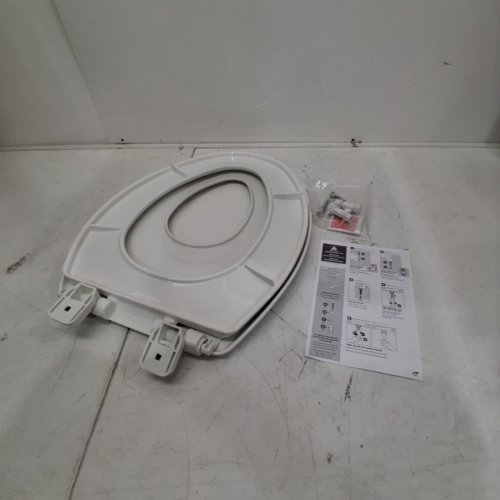BEMIS LITTLE 2 BIG TOILET SEAT - ELONGATED - 17" - WHITE (MODEL : 881SLOW 000) image 4