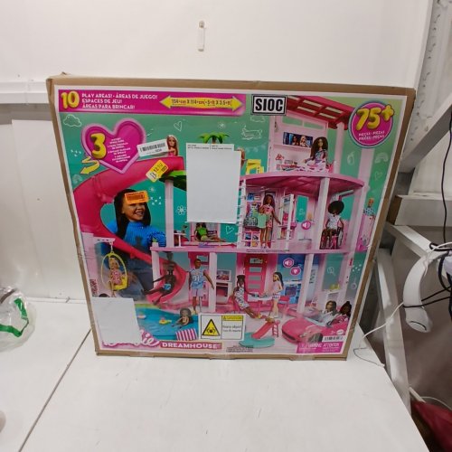 75PC+ BARBIE DREAMHOUSE POOL PARTY DOLL HOUSE PLAYSET - MULTICOLORED (MODEL: HMX10) image 4