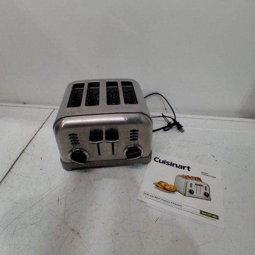 CUISINART 4-SLICE METAL CLASSIC TOASTER - CHROME - (CPT-180C) image 3