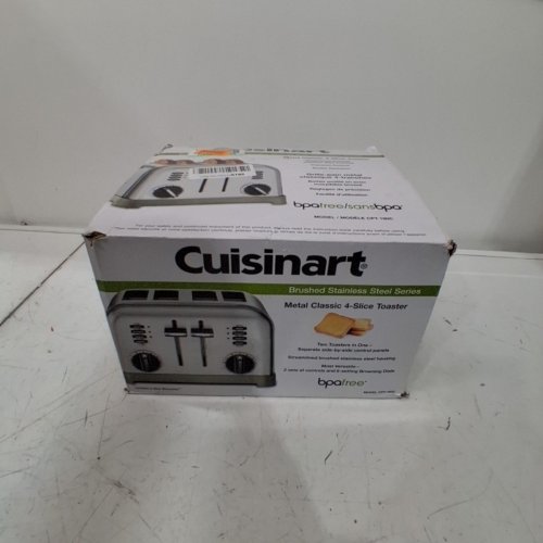 CUISINART 4-SLICE METAL CLASSIC TOASTER - CHROME - (CPT-180C) image 5