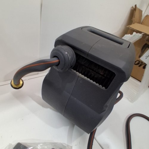 ROYWEL RETRACTABLE GARDEN HOSE REEL WITH 9- FUNCTION SPRAYER NOZZLE - 65FT - (MODEL: ‎RY-HR3565) image 6