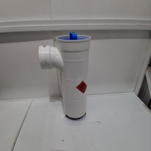 TUF-TITE SEPTIC TANK FILTER AND T-BAFFLE HOUSING FOR SEPTIC SYSTEMS - 6" - WHITE/BLUE (MODEL:TB-6) image 2
