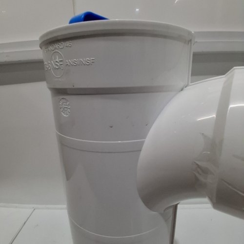 TUF-TITE SEPTIC TANK FILTER AND T-BAFFLE HOUSING FOR SEPTIC SYSTEMS - 6" - WHITE/BLUE (MODEL:TB-6) image 3