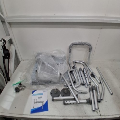 CAREBODA TUB TRANSFER BENCH AND SHOWER CHAIR - 400LBS MAX - GREY (MODEL: DR3142) image 2