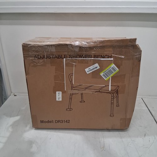 CAREBODA TUB TRANSFER BENCH AND SHOWER CHAIR - 400LBS MAX - GREY (MODEL: DR3142) image 6