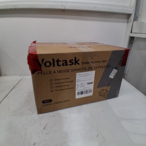 VOLTASK CORDLESS ELECTRIC SNOW SHOVEL *TOOL ONLY* - 13" - 24V BLACK/ORANGE (MODEL: CSS001-130OR-CAVK) image 6
