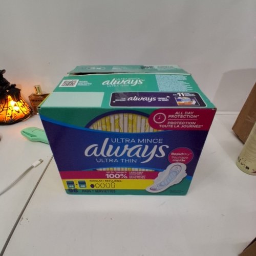 96PK ALWAYS ULTRA THIN RAPID DRY REGULAR PADS WITH WINGS image 3