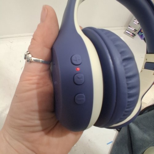 KID'S MPOW WIRELESS HEADPHONES - BLUE/GREY (MODEL: BH441A) image 2