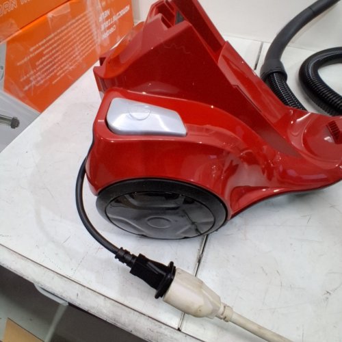 BISSELL ZING II BAGLESS CANISTER VACUUM CLEANER WITH CREVICE TOOL - RED/BLACK (MODEL: 21565) image 2